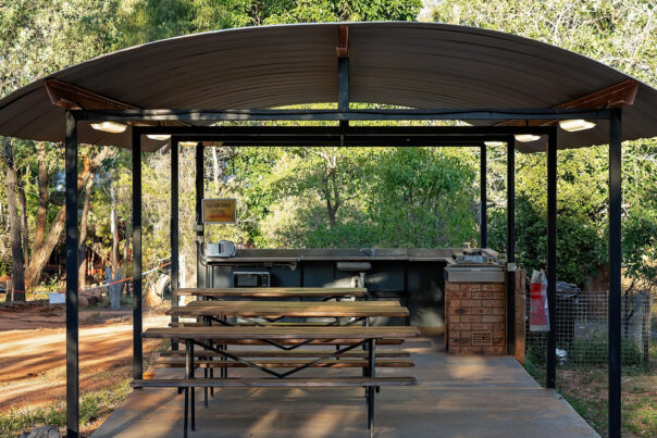 Undara Queensland camp kitchen op camping