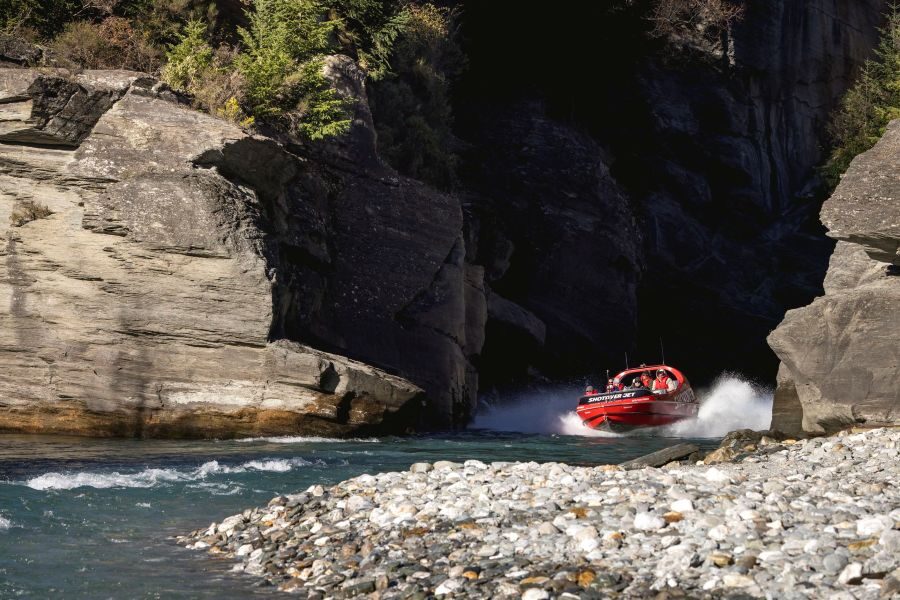 Jetboat op de Shotover River in Queenstown