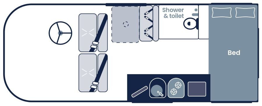 Layout van de Star RV Polaris 2
