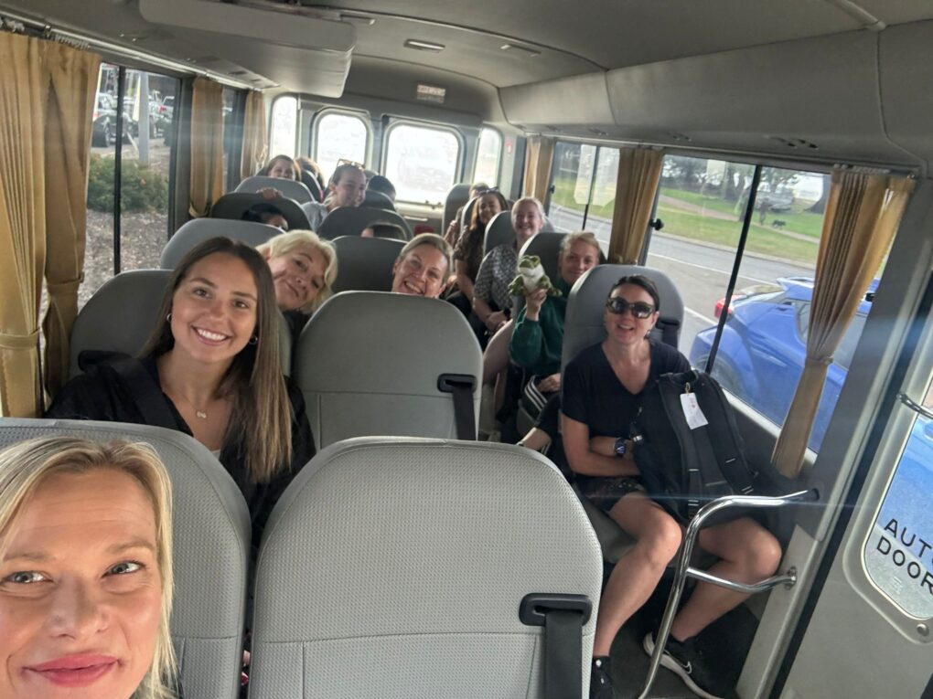 Busrit naar G'Day australia beurs